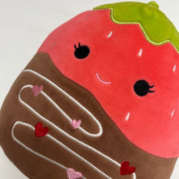 Squishmallow Scarlet Chocolate Strawberry 8" Plush Valentines 2022 - Picture 3 of 6